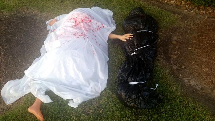 Костюмы для домов, украшение домов на Хэллоуин