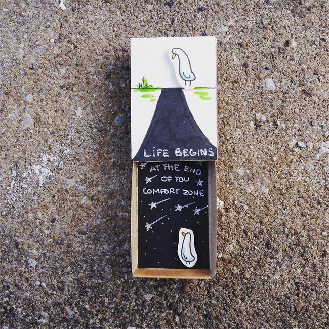 спичечные открытки, открытки из спичечных коробков