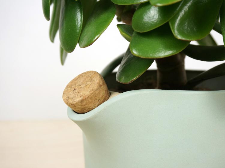 Гениальные цветочные горшки, цветочные горшки Natural Balance, горшок показывает когда нужно полить растение