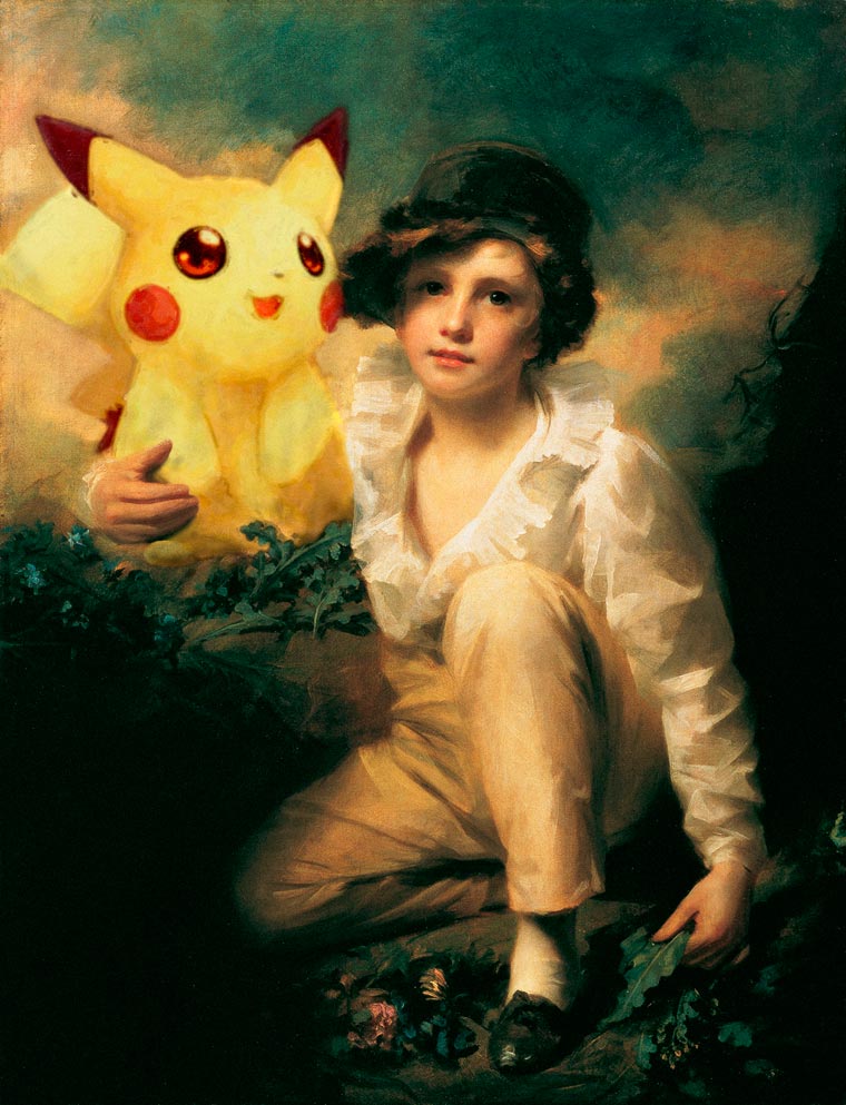 персонажи мультфилmмов в классических картинах, персонажи мультфильмов в шедеврах живописи