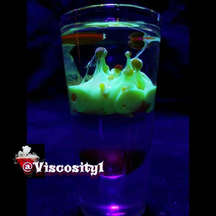 бар Viscosity, необычные коктейли, шоу в бокале, наука в стакане, научный бар