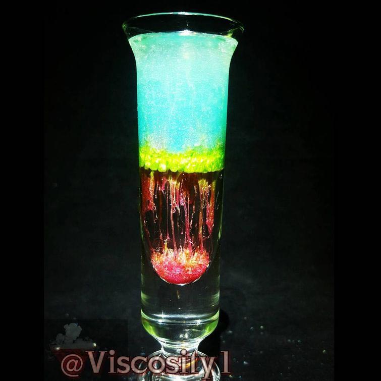 бар Viscosity, необычные коктейли, шоу в бокале, наука в стакане, научный бар