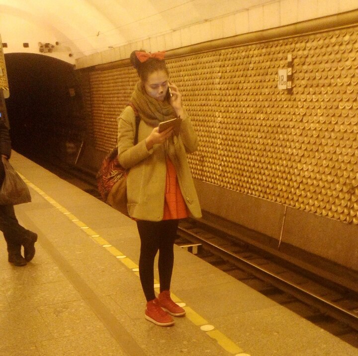 Мода от народа или 19 неординарных пассажиров российского метро мода петербургского метро, мода метро, модники в транспорте, странные пассажиры метро
