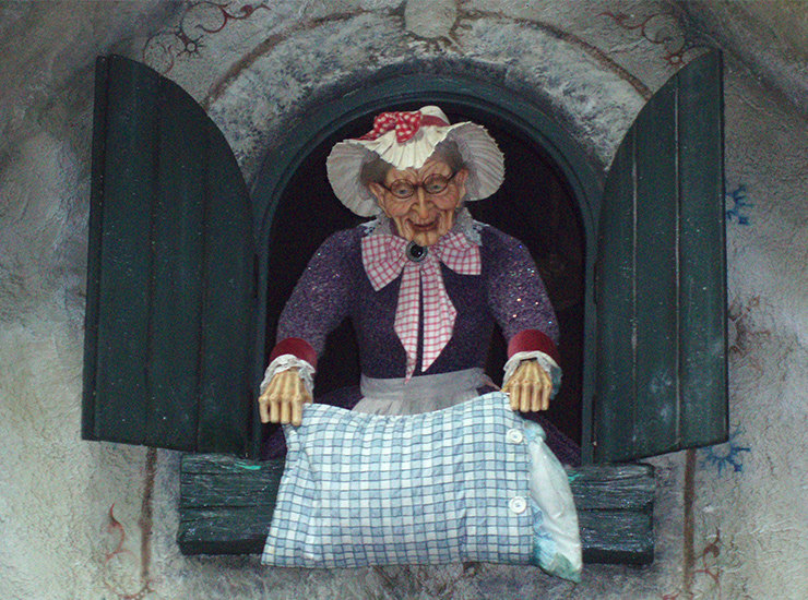 жуткие новогодние персонажи, волшебные создания Рождества