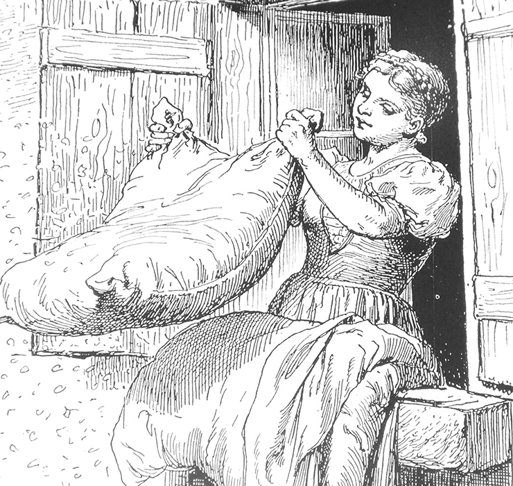 жуткие новогодние персонажи, волшебные создания Рождества