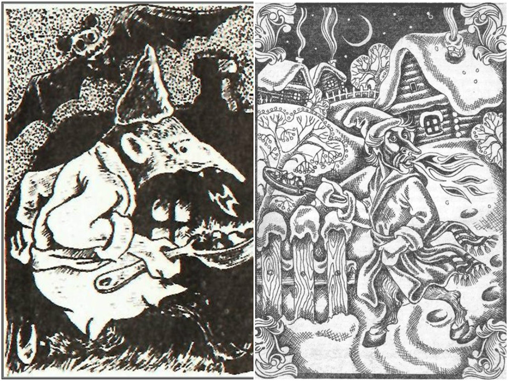 жуткие новогодние персонажи, волшебные создания Рождества