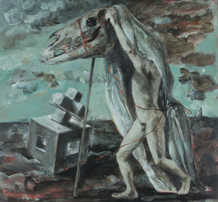 жуткие новогодние персонажи, волшебные создания Рождества