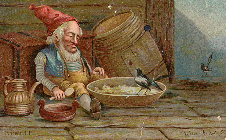 жуткие новогодние персонажи, волшебные создания Рождества