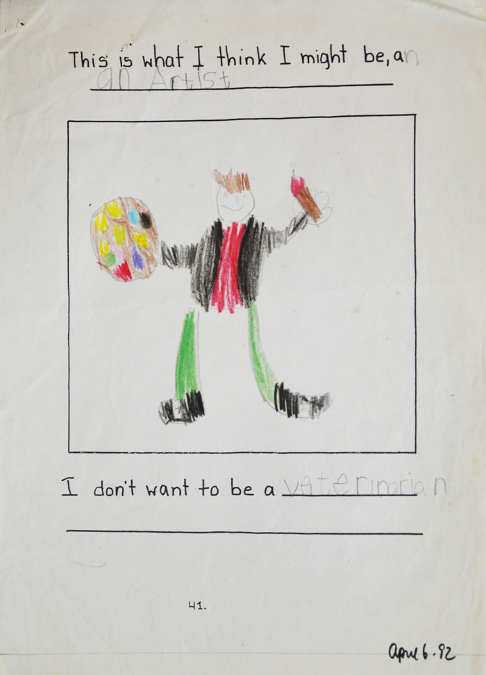 Парень показал, как развивались его художественные навыки с 2-х до 28 лет Парень показал как развивались его художественные навыки, художественный прогресс