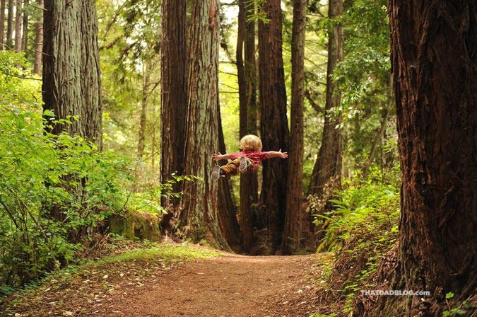 папа снимает сына с синдромом Дауна, папа фотографирует сына Дауна летающим
