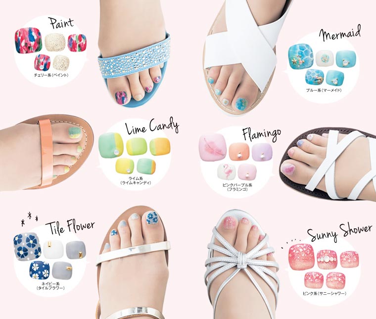 Японские колготки для ленивых, колготки с фейковым педикюром, колготки с накрашенными ногтями