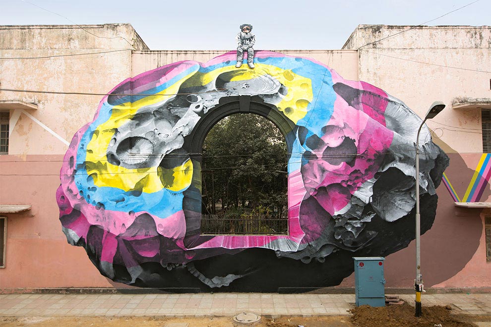 NEVERCREW, яркие сочные граффити, сочный стрит-арт