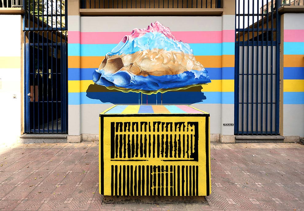 NEVERCREW, яркие сочные граффити, сочный стрит-арт