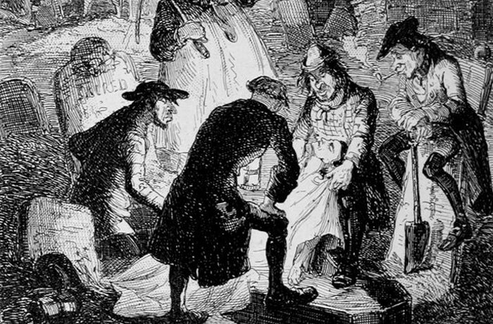 похищение трупов, похищение трупов в средневековье 