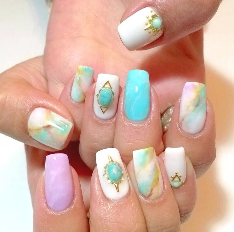 Каменные ногти, stone nails