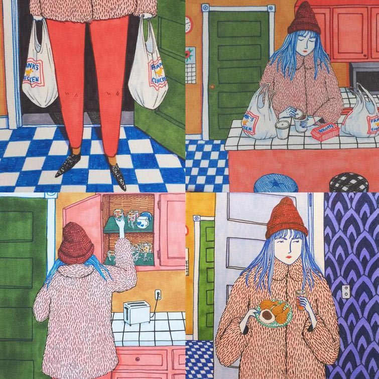 Салли Никсон, Sally Nixon, ведут себя девушки когда их никто не видит