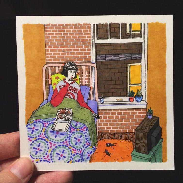 Салли Никсон, Sally Nixon, ведут себя девушки когда их никто не видит