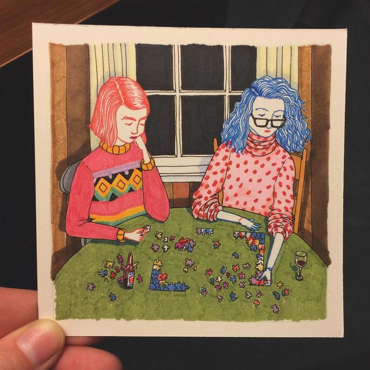 Салли Никсон, Sally Nixon, ведут себя девушки когда их никто не видит