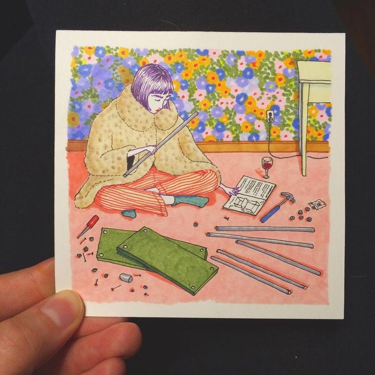 Салли Никсон, Sally Nixon, ведут себя девушки когда их никто не видит