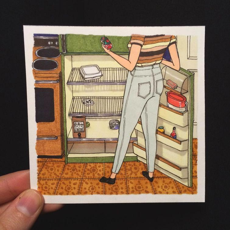 Салли Никсон, Sally Nixon, ведут себя девушки когда их никто не видит