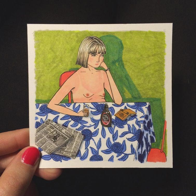 Салли Никсон, Sally Nixon, ведут себя девушки когда их никто не видит