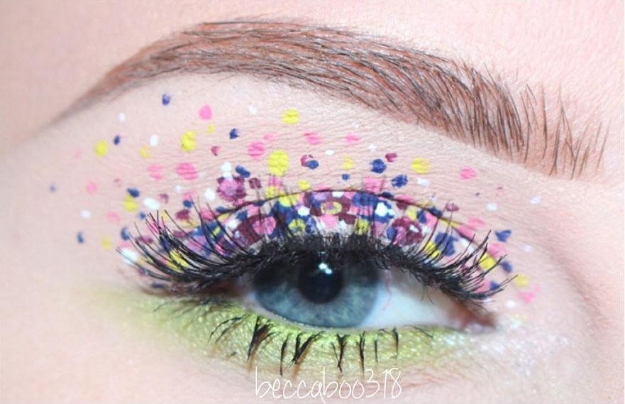 Стрелки-конфетти, стрелки точками