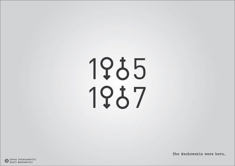 Новая порция дат, изображённых в виде исторических событий, в которых в них произошли Леван Патсинашвили, Давид Бабиашвили, даты изображенные в виде исторических событий