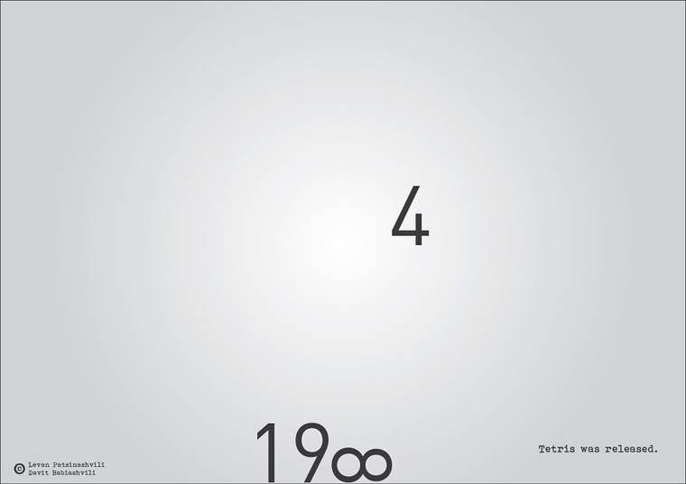 Новая порция дат, изображённых в виде исторических событий, в которых в них произошли Леван Патсинашвили, Давид Бабиашвили, даты изображенные в виде исторических событий