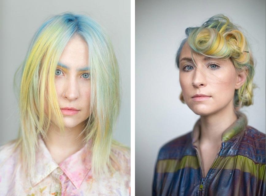 Девушка покрасила волосы в потрясное двухцветное омбре в стиле бойцовской рыбки двухцветное омбре, омбре в стиле бойцовской рыбки, покрасила волосы в стиле бойцовской рыбки