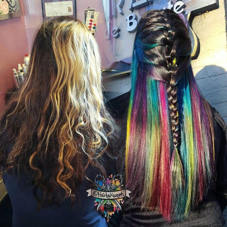 Underlights, окрашенные волосы под обычными, тренд в окрашивании волос