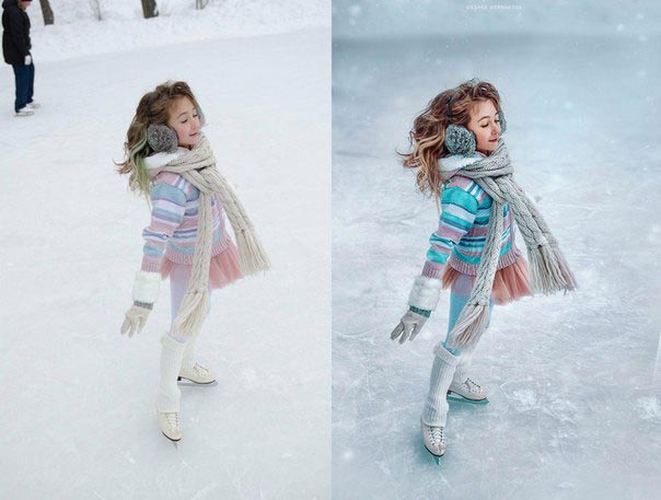 Те же фото, только лучше или 20 обработанных снимков, на которые хочется взглянуть дважды до и после фотошопа, красивый фотошоп