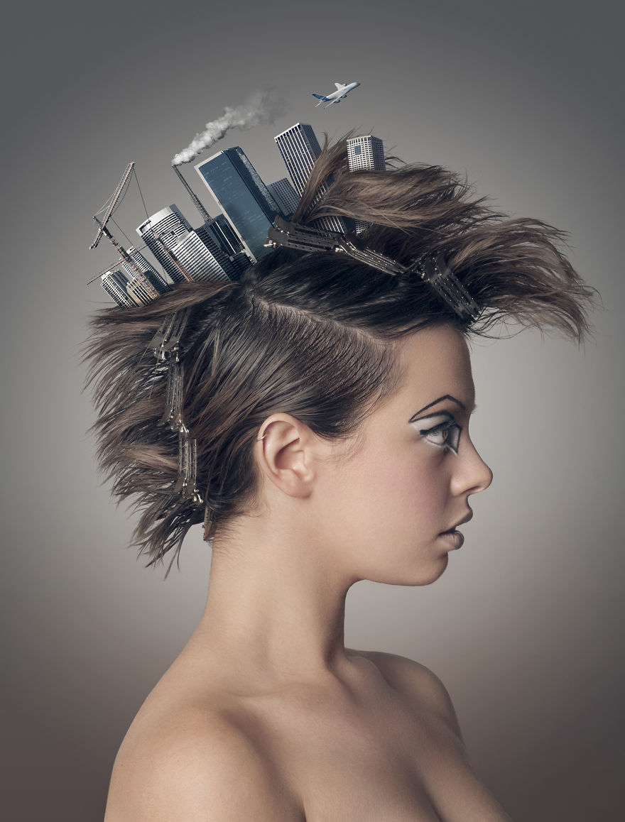 мечты и мысли людей в сюрреалистических портретах