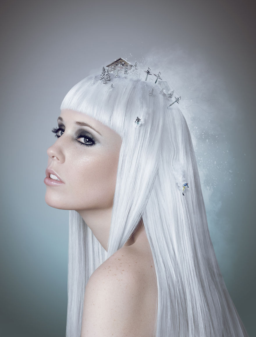 мечты и мысли людей в сюрреалистических портретах