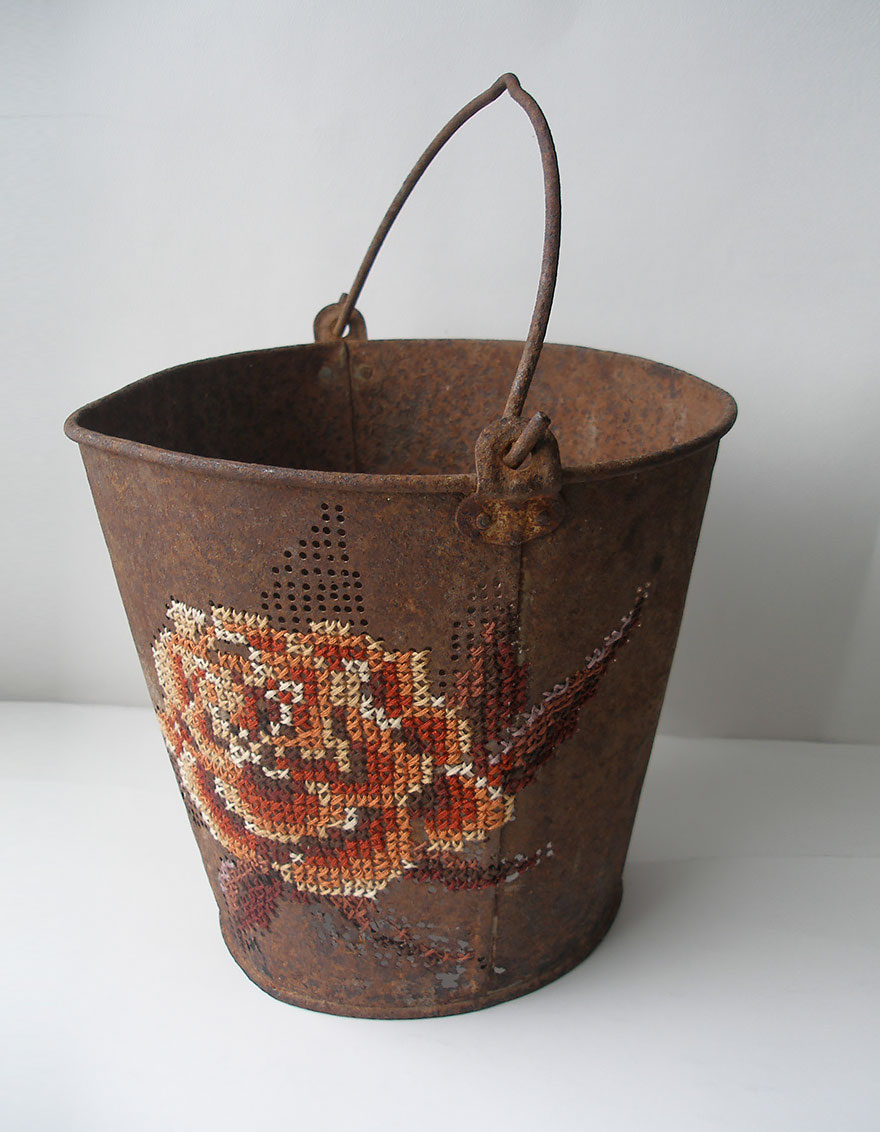 необычная вышивка, вышитые вещи