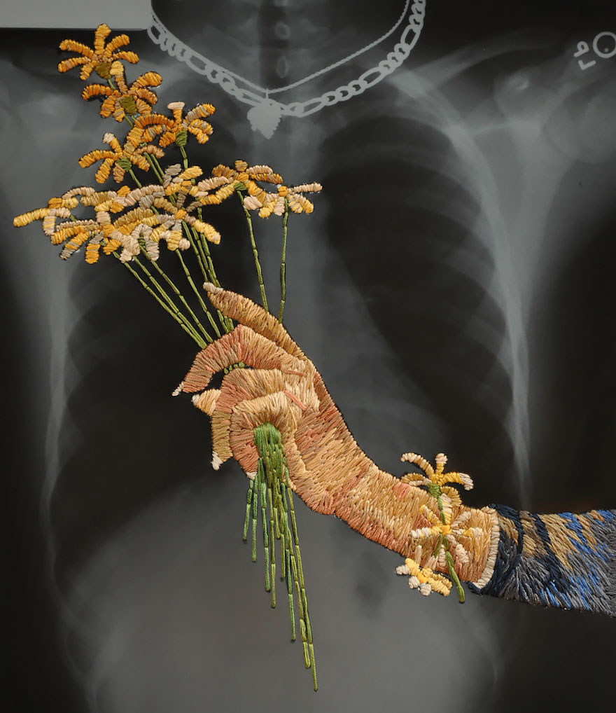 необычная вышивка, вышитые вещи