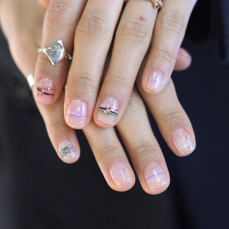 Браслеты на ногтях, bracelet nails