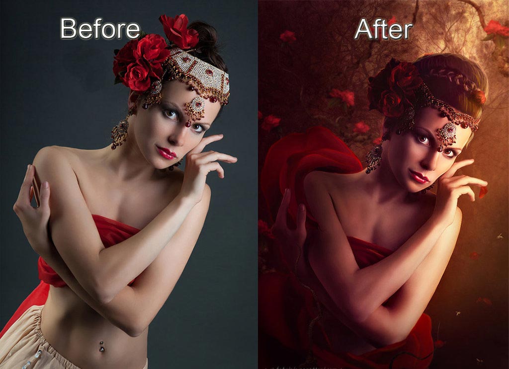 до и после фотошопа, красивый фотошоп