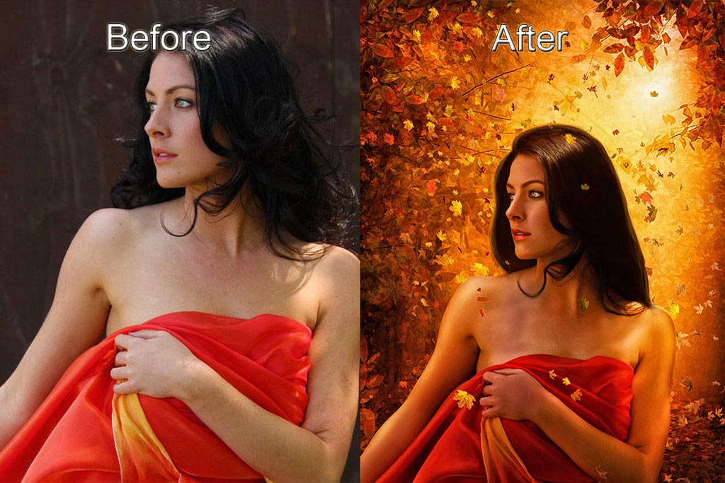 до и после фотошопа, красивый фотошоп