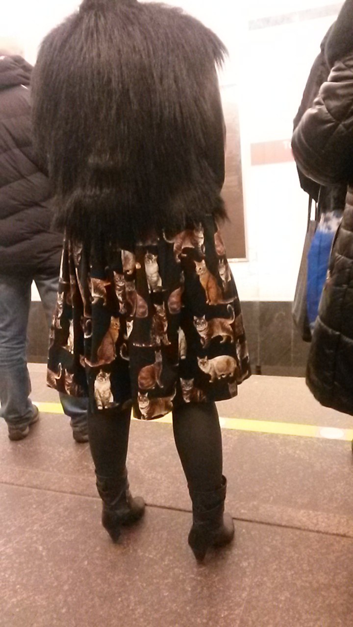 Мода от народа или 20 безбашенных пассажиров российского метро мода петербургского метро, мода метро, модники в транспорте, странные пассажиры метро