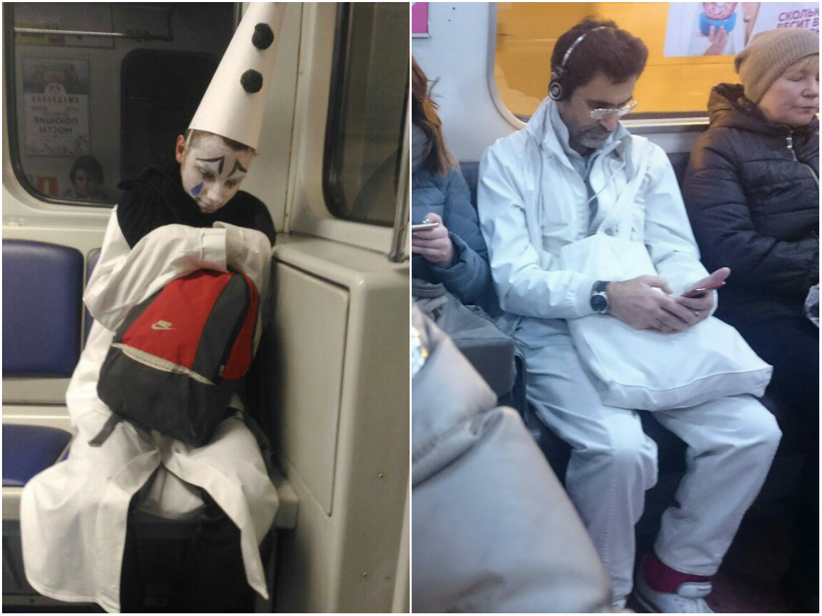 Мода от народа или 20 безбашенных пассажиров российского метро мода петербургского метро, мода метро, модники в транспорте, странные пассажиры метро