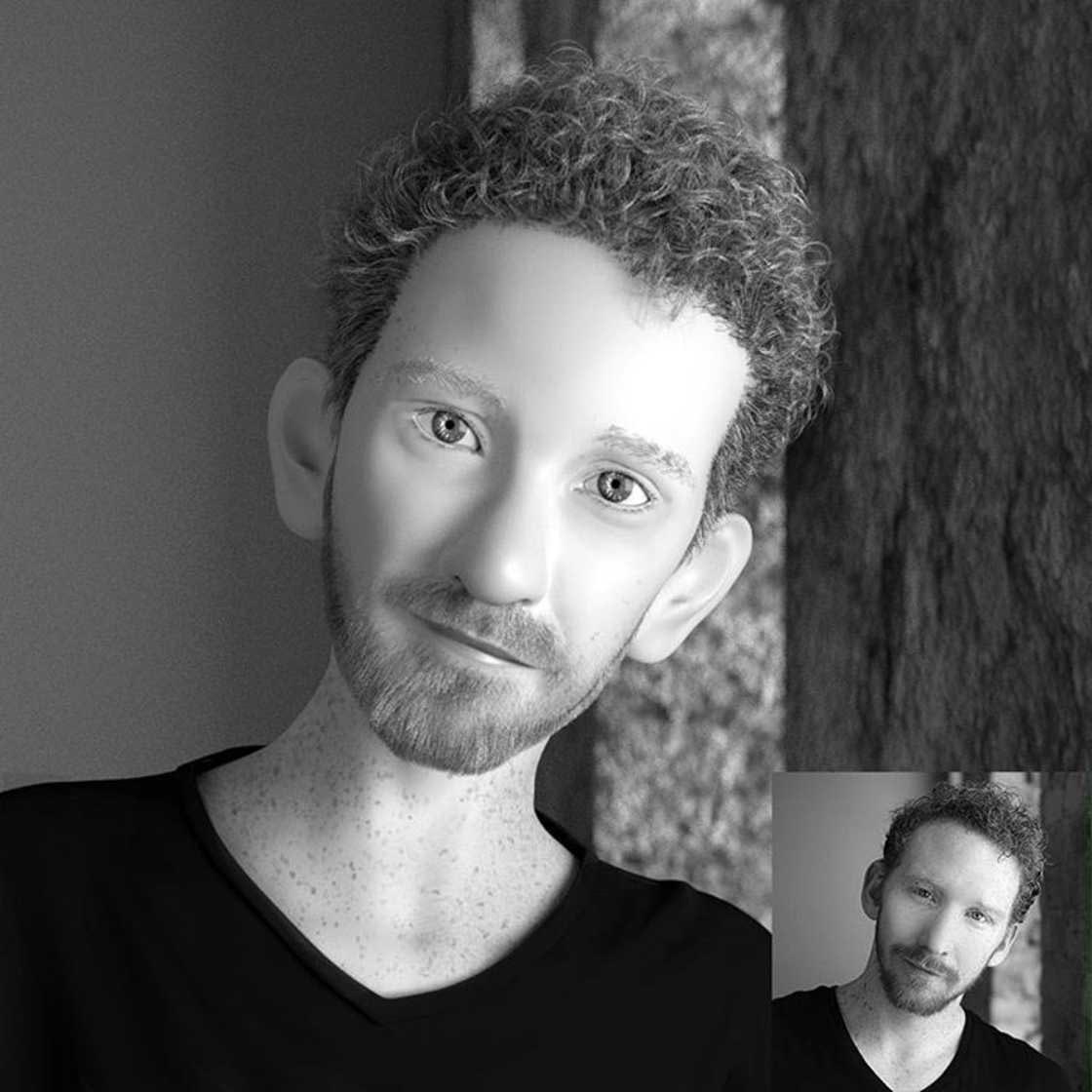 Художник превращает аватарки случайных пользователей в потрясные 3D-портреты Лэнса Фана, Lance Phan, превращает аватарки случайных пользователей в 3D-портреты