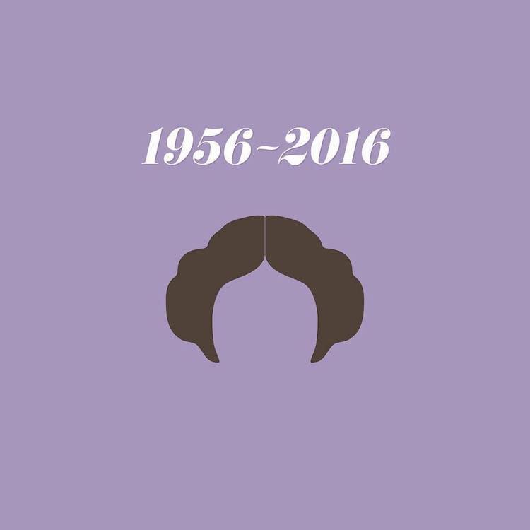 Художники почтили память Кэрри Фишер , Кэрри Фишер умерла, отчего умерла Кэрри Фишер