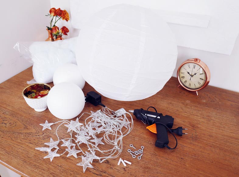 как сделать светящееся облако со снежинками, лампа светящееся облако со снежинками