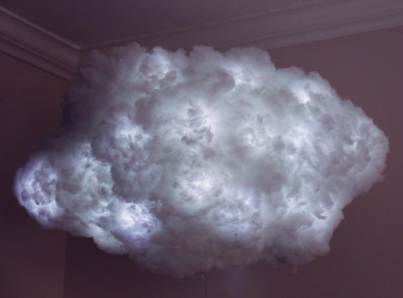 Как сделать подвесные облака для комнаты