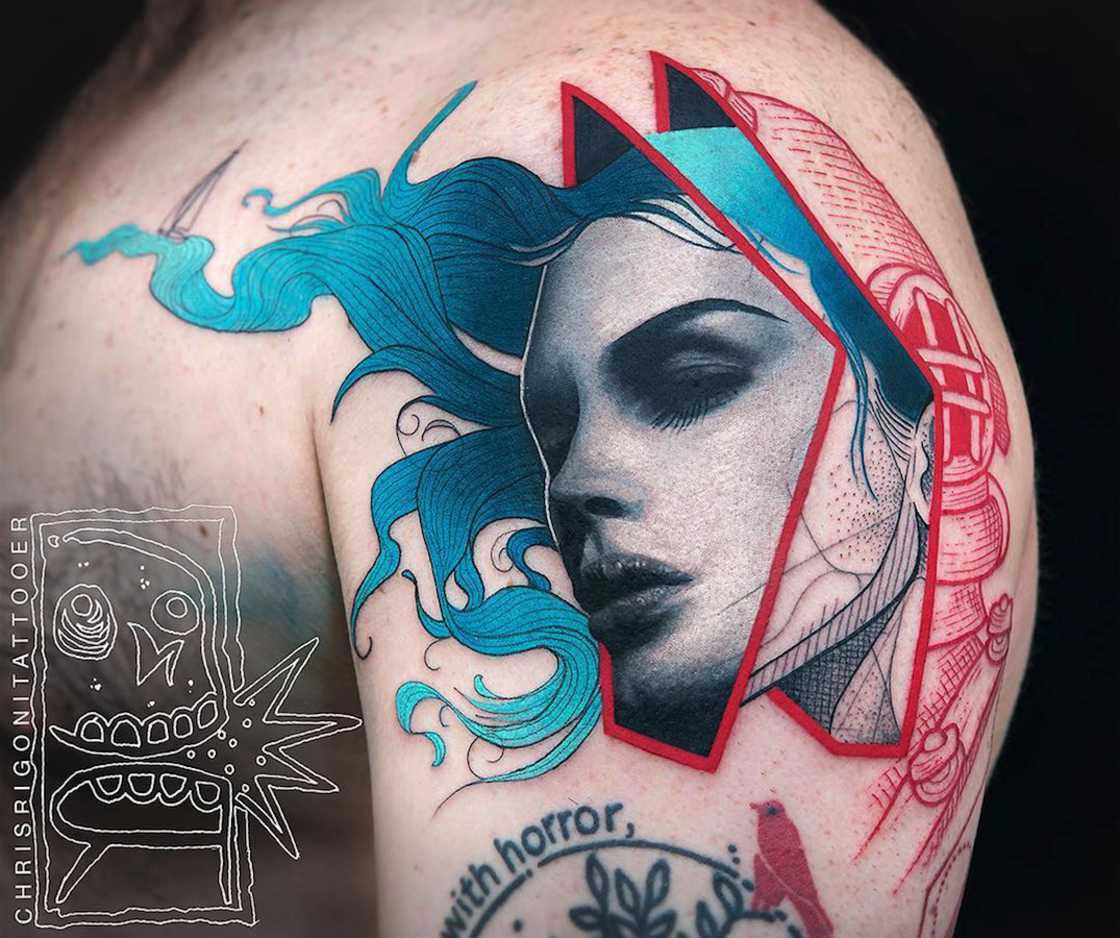 Ультраяркие татуировки, удивляющие не только своими идеями, но и исполнением Крис Ригони, Chris Rigoni