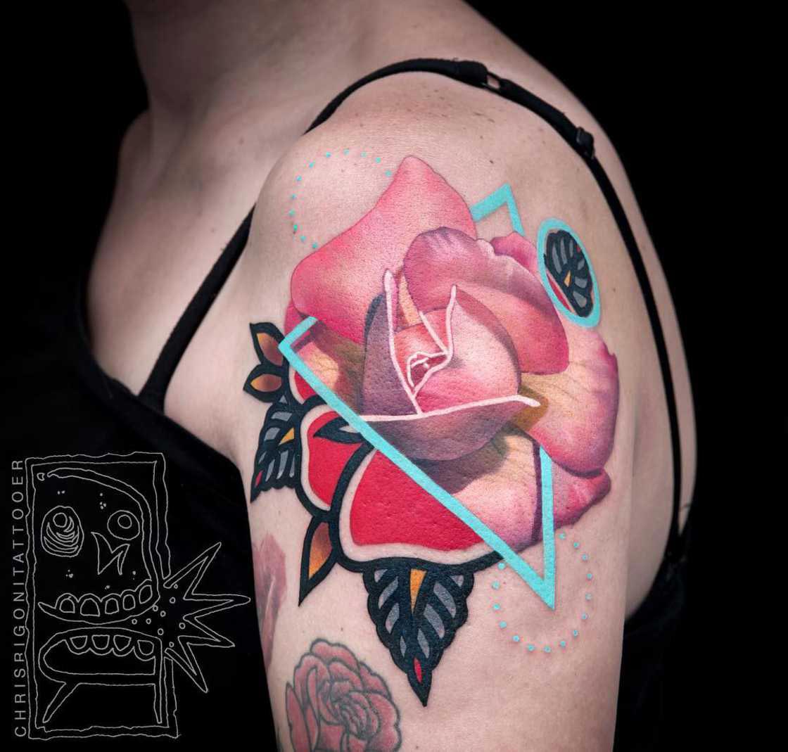 Ультраяркие татуировки, удивляющие не только своими идеями, но и исполнением Крис Ригони, Chris Rigoni