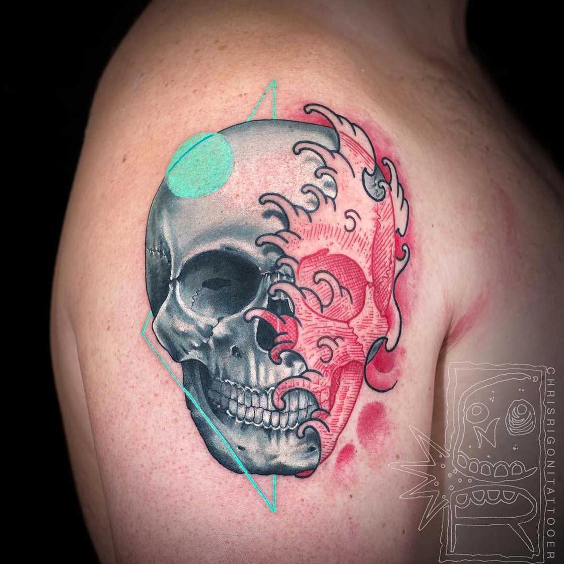 Ультраяркие татуировки, удивляющие не только своими идеями, но и исполнением Крис Ригони, Chris Rigoni