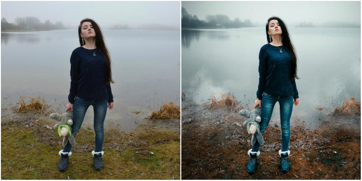 до и после фотошопа, красивый фотошоп