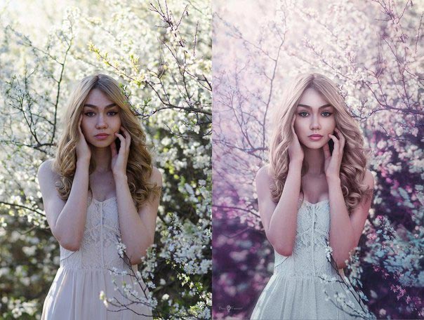 до и после фотошопа, красивый фотошоп