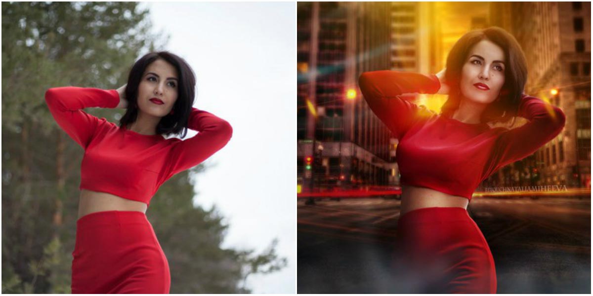 до и после фотошопа, красивый фотошоп